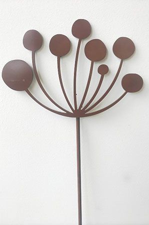 & 5FT 4FT 150CM 122CM COW PARSLEY PLANT STAKE/PLANT PIN 