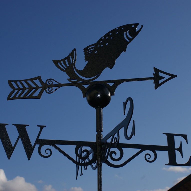 Fish-s Leaping Fish Weathervane - Image 1