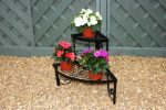 2 Tier Corner Pot Stand - Image 2
