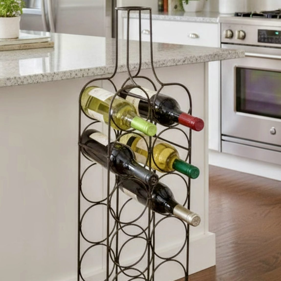 bottlebottlewinerack Bottle Shape Wine Rack - Image 1